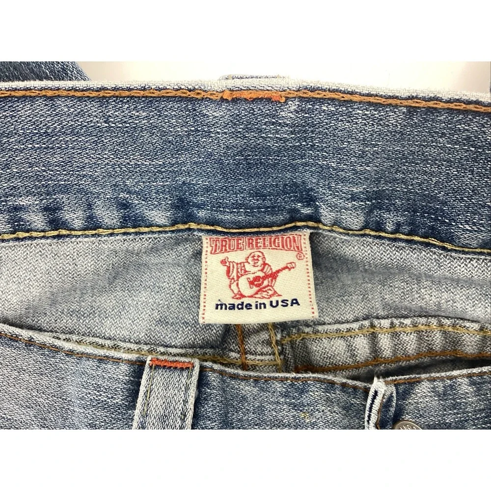 True Religion Originals Billy Flap Jeans Relaxed Men's 38 X 33
